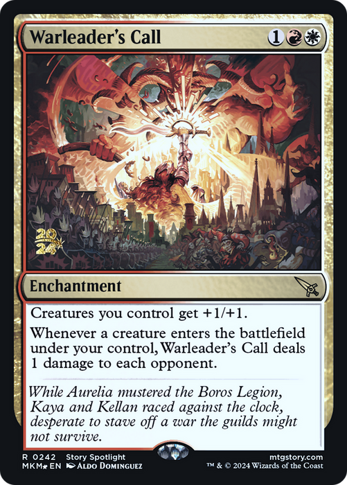 Warleader's Call (PRE-242) - Murders at Karlov Manor Promos Foil - for just $3.33! 