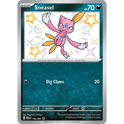 Sneasel (182/091) [Scarlet & Violet: Paldean Fates] - Just $1.35! Shop now at Retro Gaming of Denver