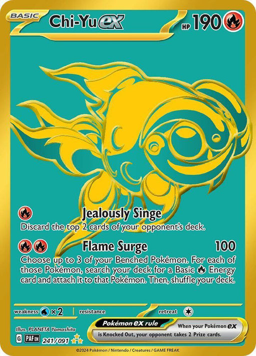 Chi-Yu ex (241/091) [Scarlet & Violet: Paldean Fates] - for just $5.05! 