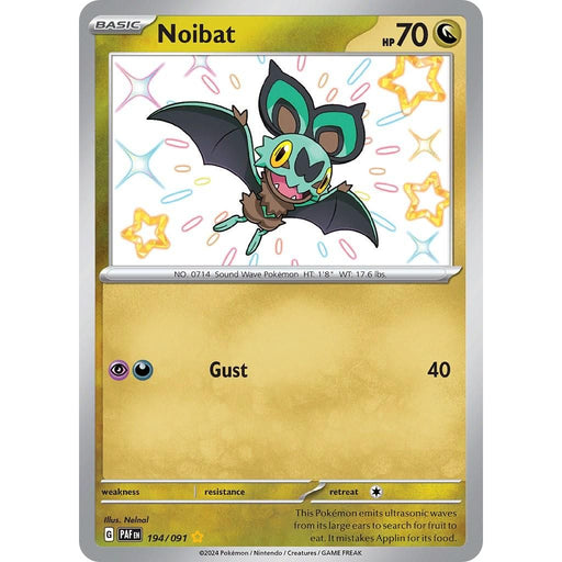 Noibat (194/091) [Scarlet & Violet: Paldean Fates] - Just $1.90! Shop now at Retro Gaming of Denver