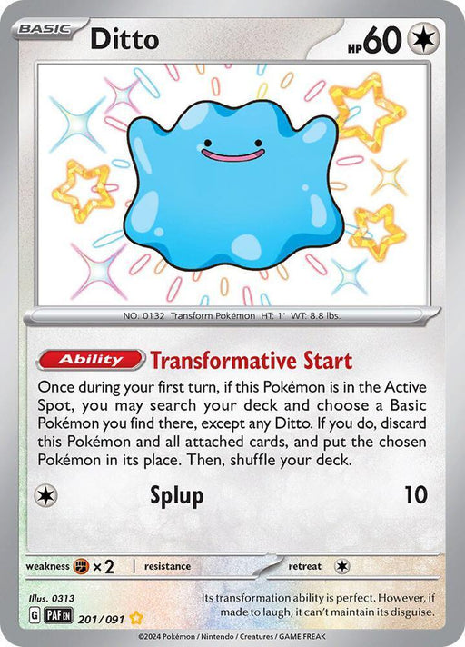 Ditto (201/091) [Scarlet & Violet: Paldean Fates] - for just $16.40! 