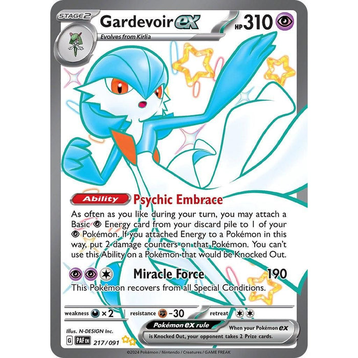 Gardevoir ex (217/091) [Scarlet & Violet: Paldean Fates] - Just $1.70! Shop now at Retro Gaming of Denver