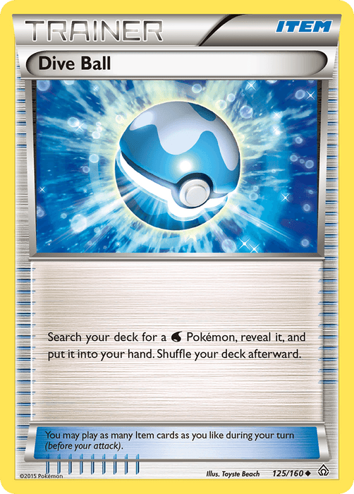 Dive Ball (125/160) [XY: Primal Clash] - for just $0.70! 