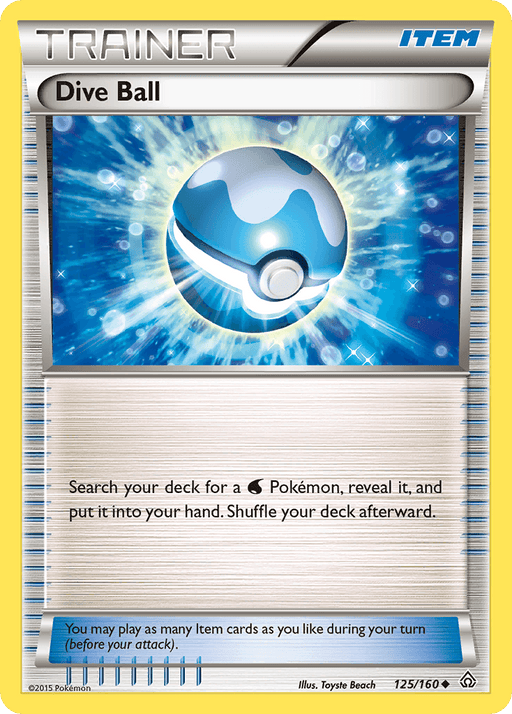 Dive Ball (125/160) [XY: Primal Clash] - for just $0.70! 