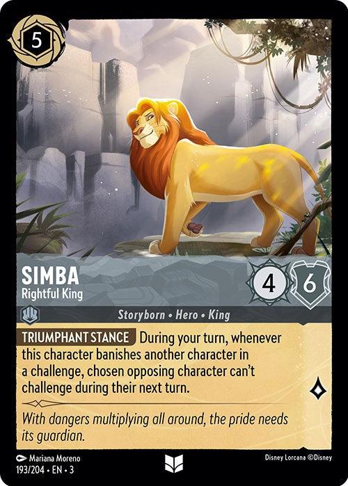 Simba - Rightful King (193/204) - Into the Inklands - for just $0.03! 
