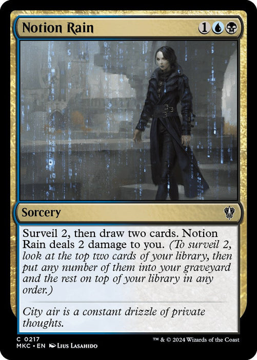 Notion Rain [Murders at Karlov Manor Commander] - Just $0.10! Shop now at Retro Gaming of Denver