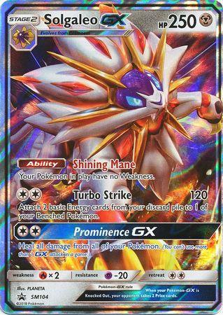 Solgaleo GX (SM104) (Jumbo Card) [Sun & Moon: Black Star Promos] - for just $6.75! 