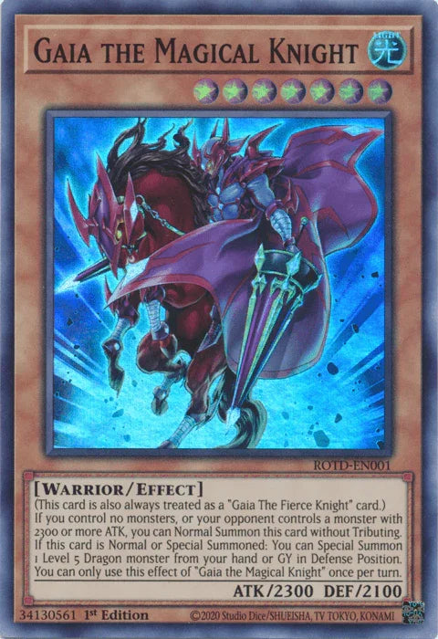 Gaia the Magical Knight [ROTD-EN001] Super Rare - for just $0.25! 