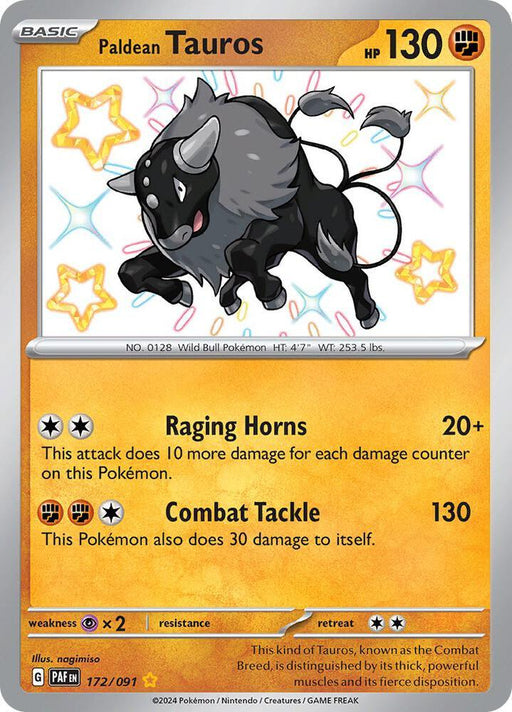Paldean Tauros (172/091) [Scarlet & Violet: Paldean Fates] - for just $2.20! 