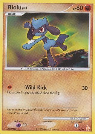 Riolu (6/61) [Diamond & Pearl: Trainer Kit - Lucario] - for just $0.35! 