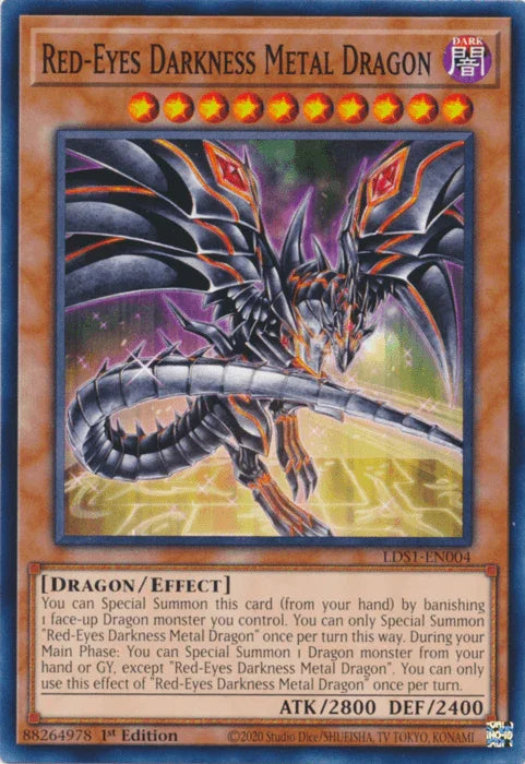 Red-Eyes Darkness Metal Dragon [LDS1-EN004] Common - for just $0.45! 