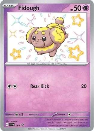 Fidough 069 - SV Scarlet & Violet Promo Cards Holofoil - for just $0.50! 