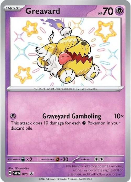 Greavard (SVP070) - 070 [Scarlet & Violet: Black Star Promos] - for just $0.35! 