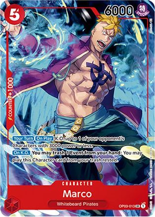 Marco (Japanese 1st Anniversary Set) (OP03-013) - One Piece Promotion Cards Foil - for just $5.40! 