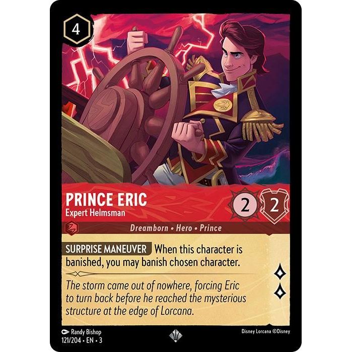 Prince Eric - Expert Helmsman (121/204) [Into the Inklands] - Just $0.25! Shop now at Retro Gaming of Denver