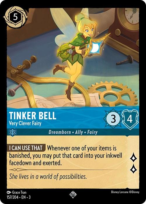 Tinker Bell - Very Clever Fairy (157/204) - Into the Inklands - for just $0.03! 