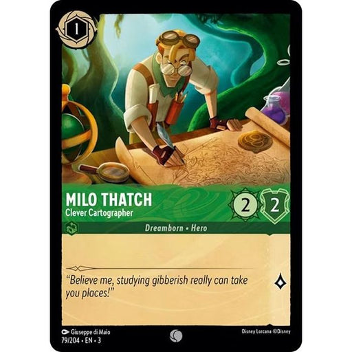 Milo Thatch - Clever Cartographer (79/204) [Into the Inklands] - Just $0.03! Shop now at Retro Gaming of Denver