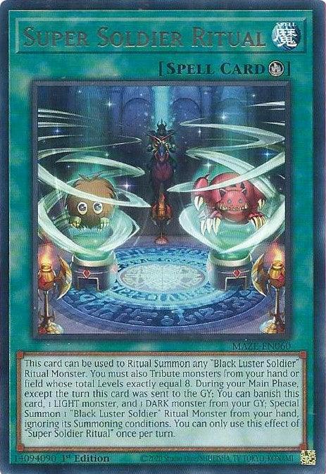 Super Soldier Ritual [MAZE-EN060] Rare - for just $0.10! 
