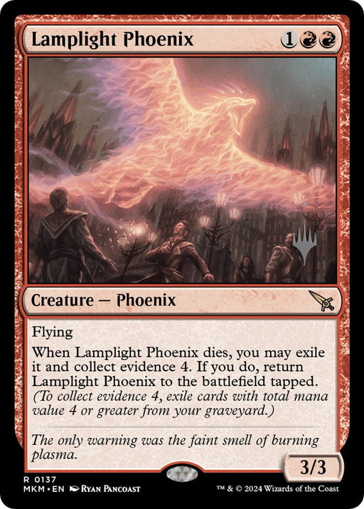 Lamplight Phoenix (Promo Pack) [Murders at Karlov Manor Promos] - Just $0! Shop now at Retro Gaming of Denver