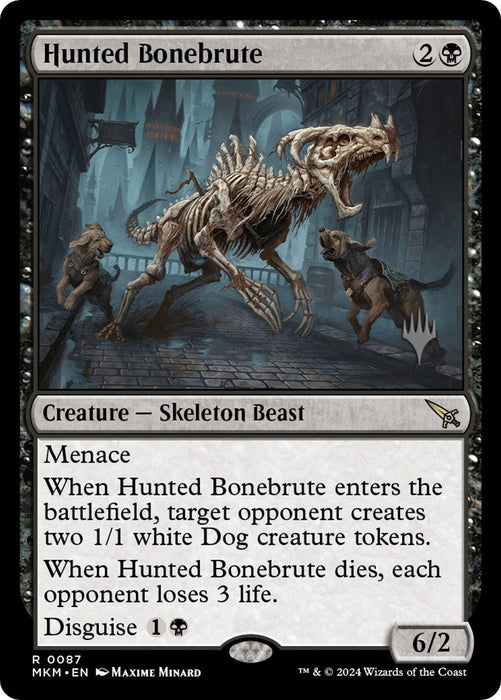 Hunted Bonebrute (Promo Pack) [Murders at Karlov Manor Promos] - Just $0.15! Shop now at Retro Gaming of Denver