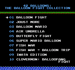42 Balloons! – The Balloon Fight Collection – NES Reproduction - for just $49.99! 