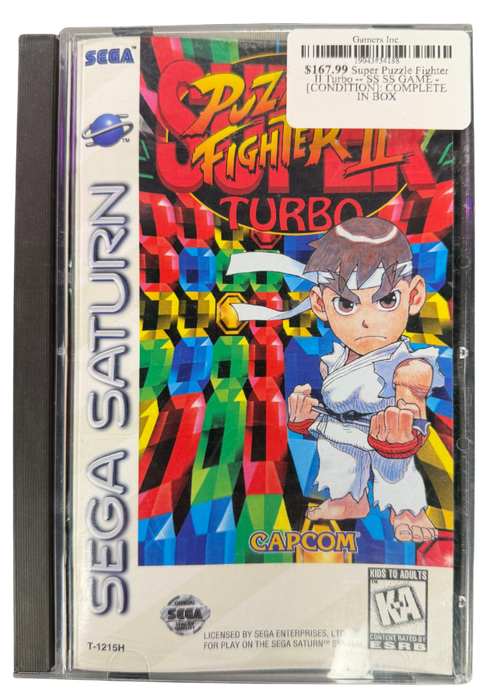 Super Puzzle Fighter II Turbo [COMPLETE IN BOX] – Sega Saturn (SS) - for just $167.99! 