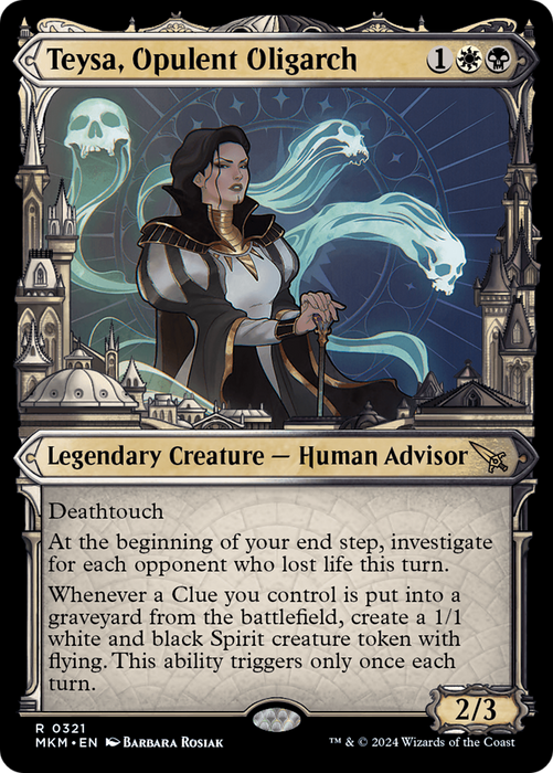 Teysa, Opulent Oligarch (MKM-321) - Murders at Karlov Manor: (Showcase) - for just $0.26! 
