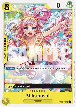 Shirahoshi (Tournament Pack Vol. 6) (OP03-116) - One Piece Promotion Cards - for just $0.18! 