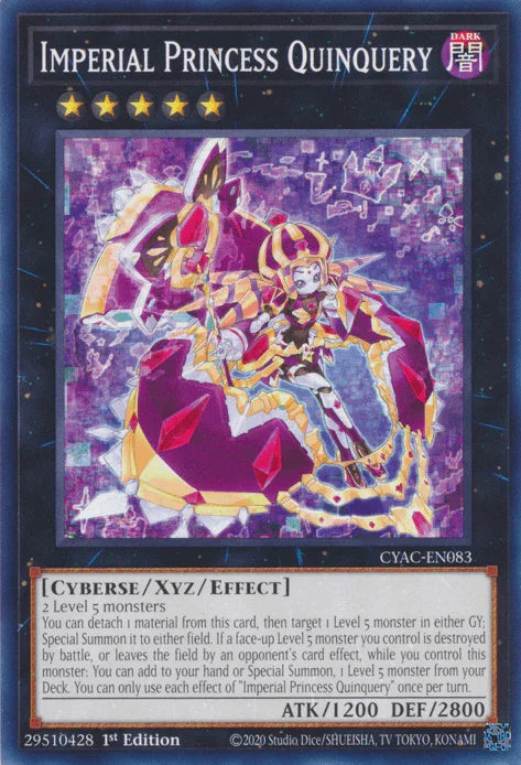 Imperial Princess Quinquery [CYAC-EN083] Common - for just $0.10! 