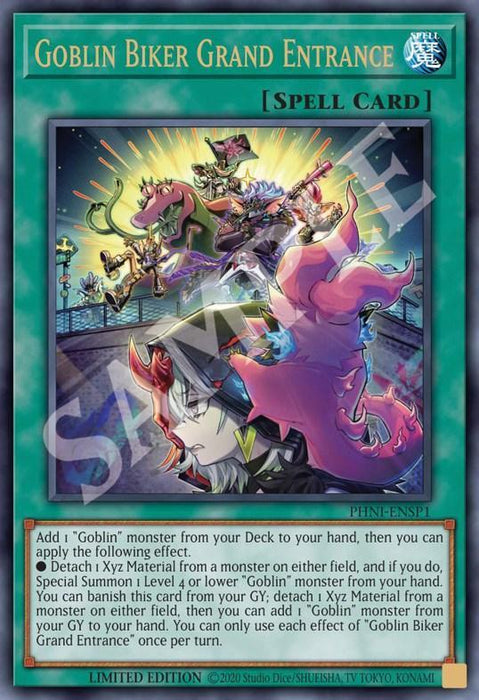 Goblin Biker Grand Entrance [PHNI-ENSP1] Ultra Rare - for just $1.10! 