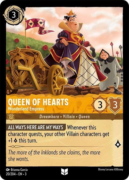 Queen of Hearts - Wonderland Empress (20/204) [Into the Inklands] - for just $0.10! 