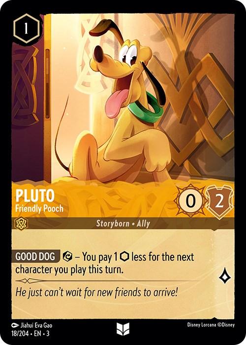 Pluto - Friendly Pooch (18/204) - Into the Inklands - for just $0.03! 