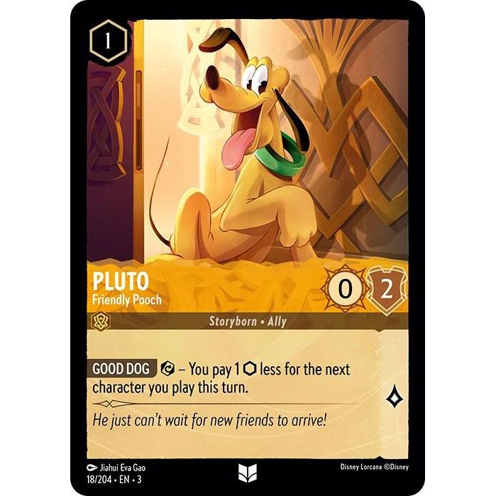 Pluto - Friendly Pooch (18/204) [Into the Inklands] - Just $0.10! Shop now at Retro Gaming of Denver