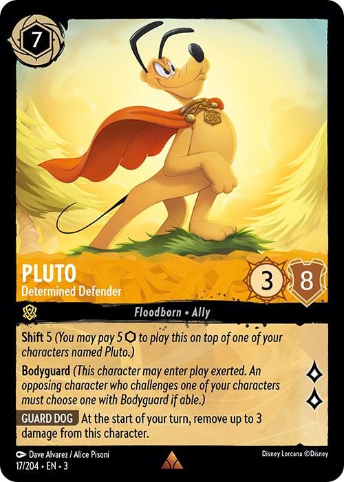 Pluto - Determined Defender (17/204) - Into the Inklands - for just $0.03! 