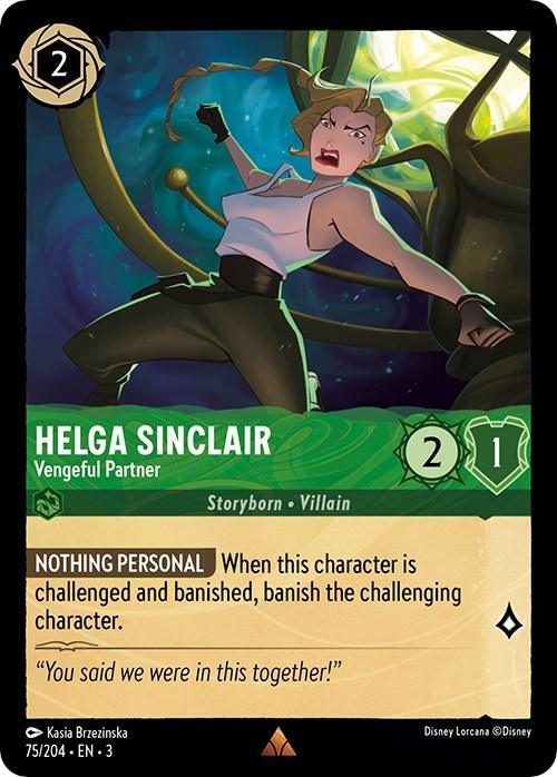 Helga Sinclair - Vengeful Partner (75/204) [Into the Inklands] - for just $0.10! 