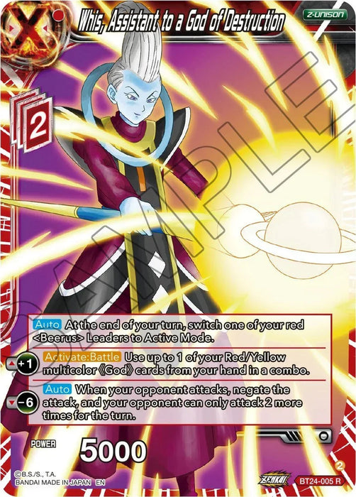 Whis, Assistant to a God of Destruction (BT24-005) [Beyond Generations] - for just $0.10! 