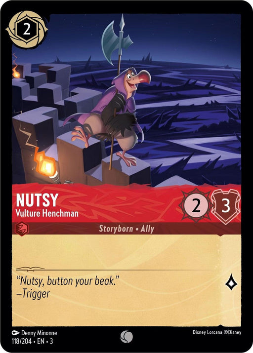 Nutsy - Vulture Henchman (118/204) - Into the Inklands - for just $0.02! 