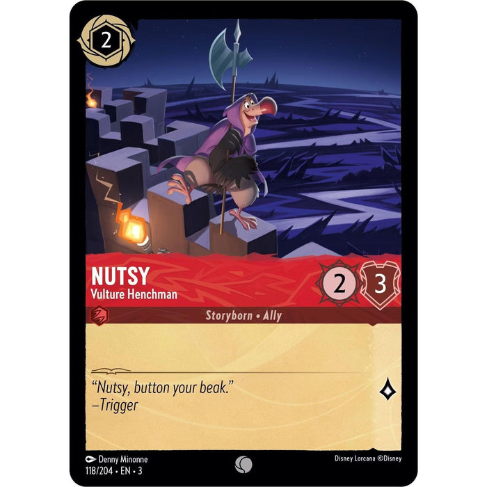 Nutsy - Vulture Henchman (118/204) [Into the Inklands] - Just $0.03! Shop now at Retro Gaming of Denver