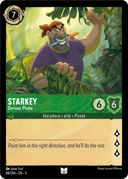 Starkey - Devious Pirate (88/204) [Into the Inklands] - for just $0.10! 