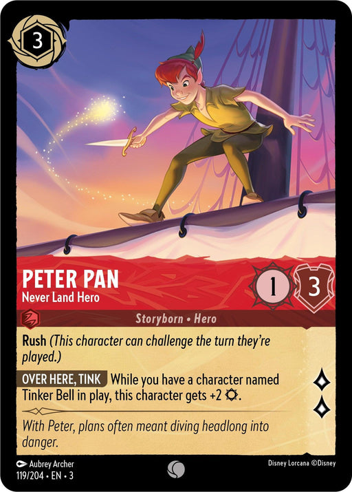 Peter Pan - Never Land Hero (119/204) - Into the Inklands - for just $0.02! 