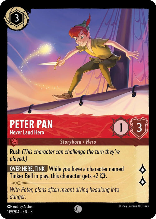 Peter Pan - Never Land Hero (119/204) [Into the Inklands] - for just $0.10! 