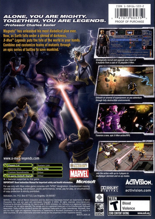 X-Men Legends – Xbox (XBOX) - for just $10.99! 