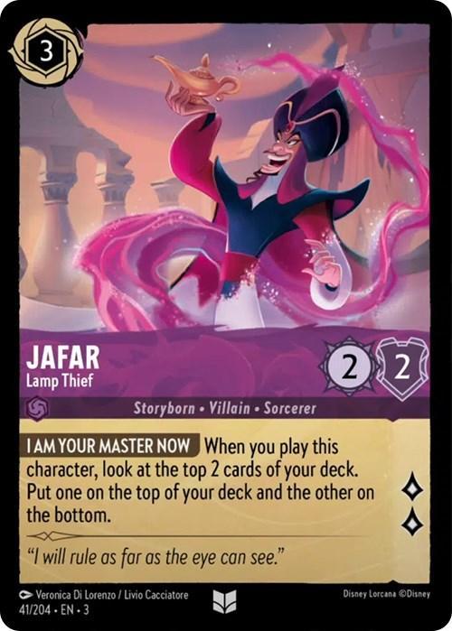 Jafar - Lamp Thief (41/204) [Into the Inklands] - for just $0.10! 