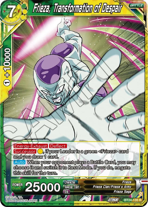Frieza, Transformation of Despair (BT24-135) [Beyond Generations] - for just $0.10! 