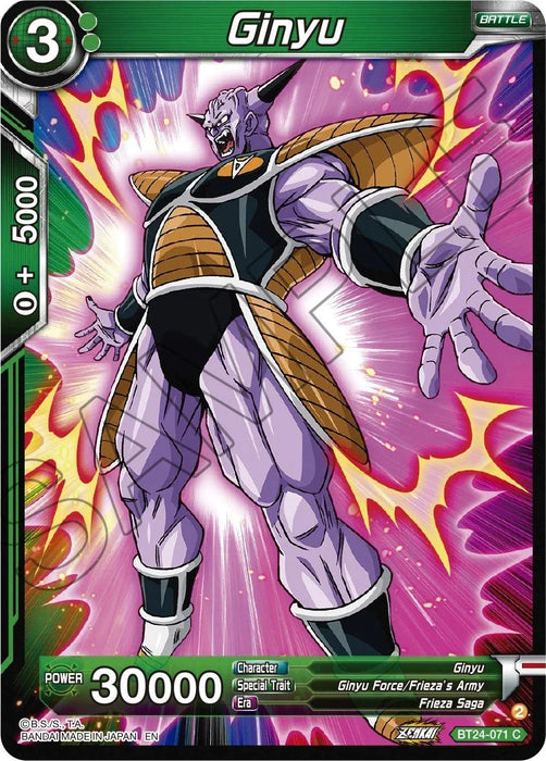 Ginyu (BT24-071) [Beyond Generations] - for just $0.10! 