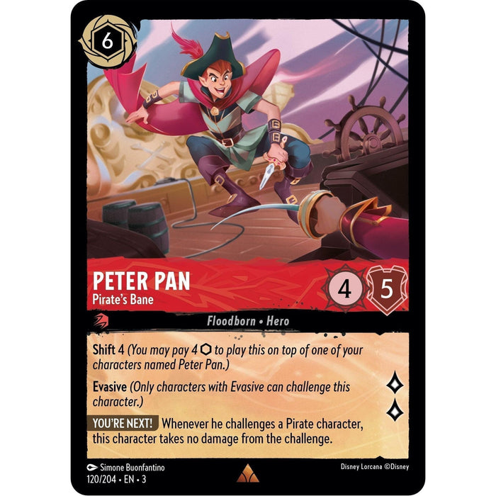 Peter Pan - Pirate's Bane (120/204) [Into the Inklands] - Just $0.10! Shop now at Retro Gaming of Denver