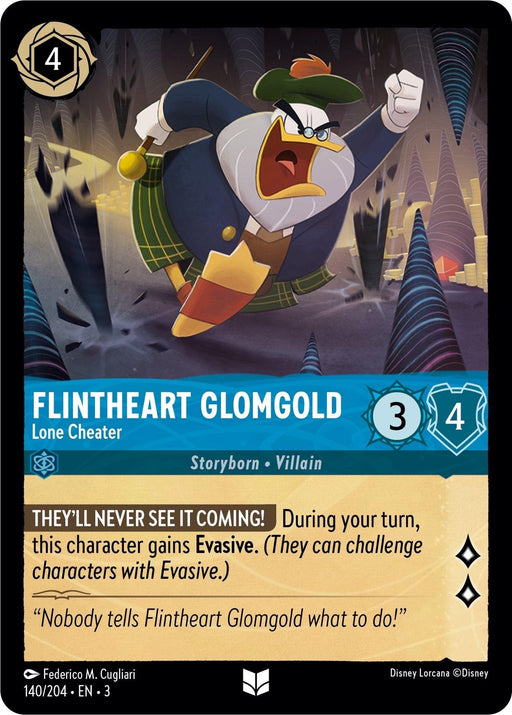Flintheart Glomgold - Lone Cheater (140/204) - Into the Inklands - for just $0.02! 