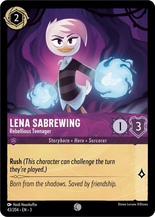 Lena Sabrewing - Rebellious Teenager (43/204) - Into the Inklands - for just $0.02! 