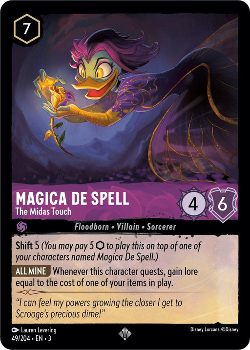 Magica De Spell - The Midas Touch (49/204) - Into the Inklands - for just $0.06! 
