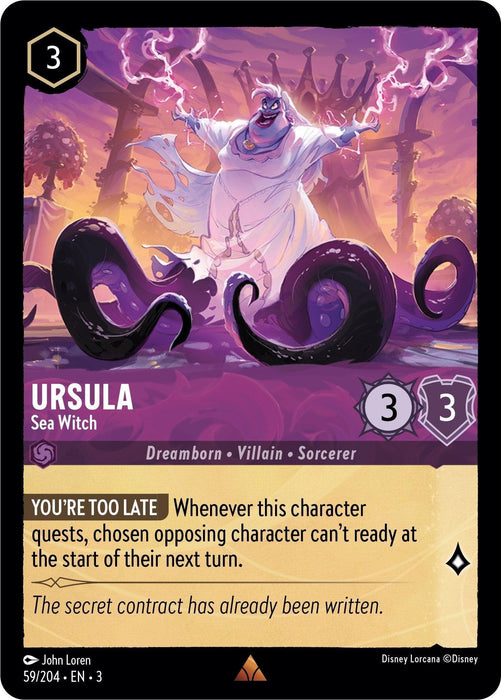 Ursula - Sea Witch (59/204) [Into the Inklands] - for just $0.10! 